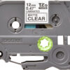 Brother TZE-M31 label-making tape Black on transparent