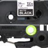 Brother TZE-M365 label-making tape White on black