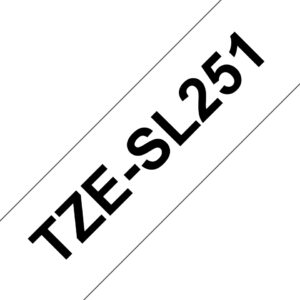Brother TZESL251 label-making tape Black on white Brother TZESL251 label-making tape Black on white