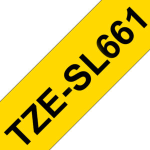 Brother TZE-SL661 label-making tape Black on yellow Brother TZE-SL661 label-making tape Black on yellow