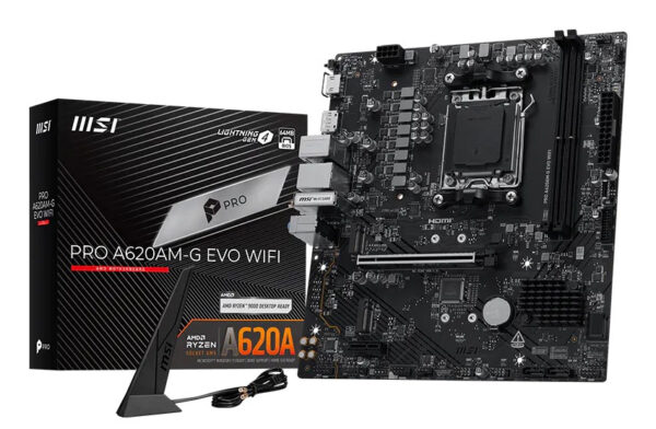 a4d5503f817daa6c13663929ef5df63da1f077cf-1.jpg MSI Pro A620AM-G EVO WIFI AMD A620A Socket AM5 micro ATX