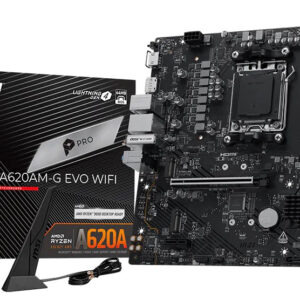 a4d5503f817daa6c13663929ef5df63da1f077cf.jpg MSI Pro A620AM-G EVO WIFI AMD A620A Socket AM5 micro ATX