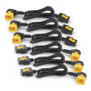 a7a231af9764527aaa43d333ab84660b93ff2433.jpg APC Power Cord Kit (6 ea), Locking, C19 to C20 (90 Degree), 0.6m