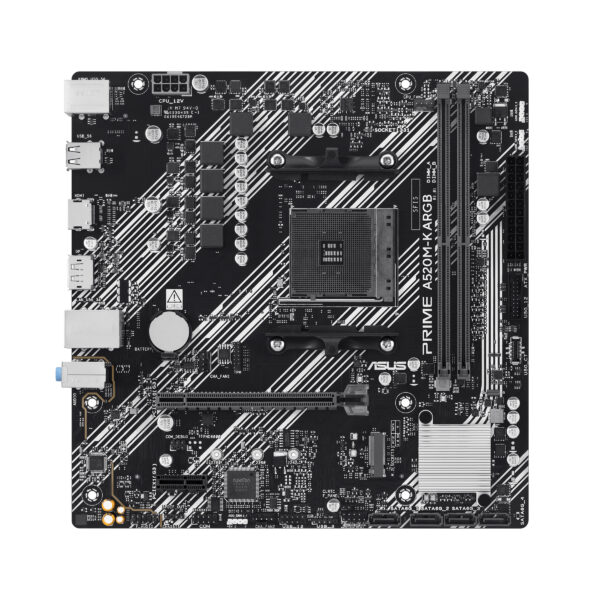 ASUS PRIME A520M-K ARGB AMD A520 Socket AM4 micro ATX