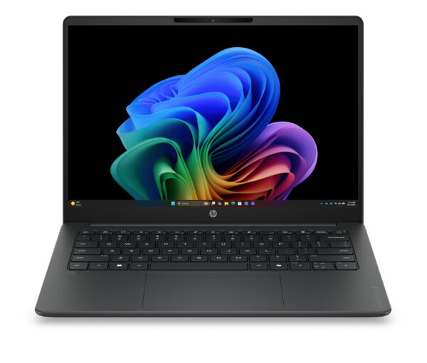 HP OmniBook 3 Laptop Next Gen AI 14-hz0001nax Copilot+ PC Snapdragon X1-26-100 35.6 cm (14") 2K 16 GB LPDDR5x-SDRAM 256 GB SSD Wi-Fi 6E (802.11ax) Windows 11 Home Silver