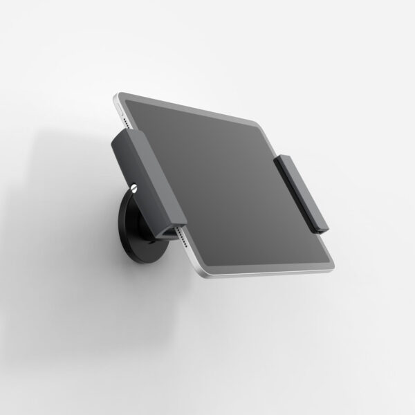 Bouncepad Clip Wallmount | Compatible with All USB-C Tablets | Black