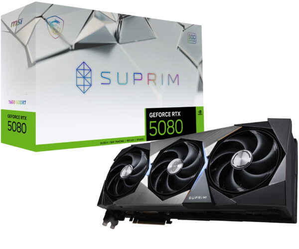 b89a56e84d674adeb1939a73fc974aea48268921.jpg MSI SUPRIM GeForce RTX5080 16G SOC NVIDIA GeForce RTX 5080 16 GB GDDR7