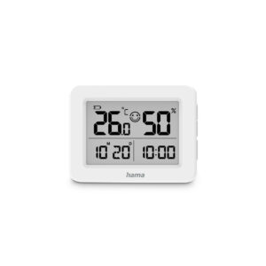 b9d82603a2c214fa2b0e213883f8b2b1e63c38c1.jpg Hama 00222231 environment thermometer Electronic environment thermometer Indoor White