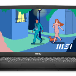 MSI Modern 15 B12M-026UK Intel® Core™ i7 i7-1255U Laptop 39.6 cm (15.6") Full HD 8 GB DDR4-SDRAM 256 GB SSD Wi-Fi 6 (802.11ax) Windows 11 Home Black
