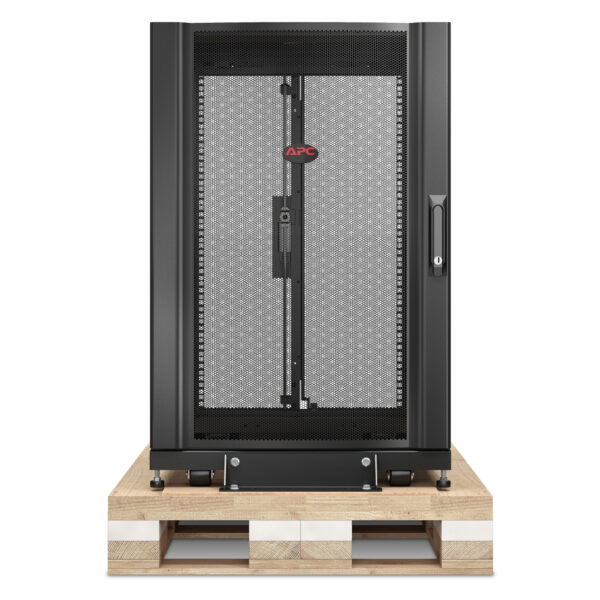 APC NetShelter SX, Server Rack Enclosure, 18U, Shock Packaging, Black, 925H x 600W x 900D mm