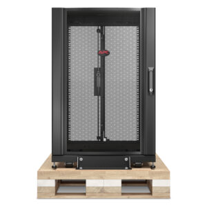 APC NetShelter SX, Server Rack Enclosure, 18U, Shock Packaging, Black, 925H x 600W x 900D mm