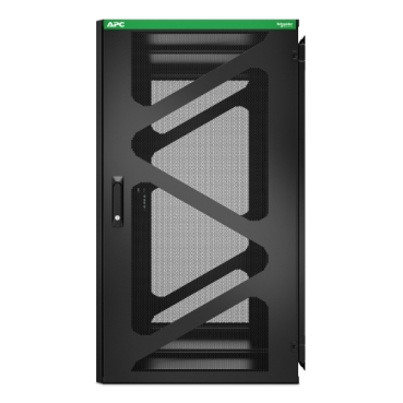 APC NetShelter WX AR124SM - 19inch Wall patch cabinet, 24U/U, 800MM deep, Side mounting, Mounted