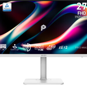 MSI Pro MAX 271PHW E14 computer monitor 68.6 cm (27") 1920 x 1080 pixels Full HD White