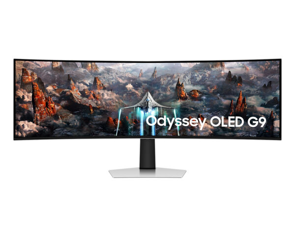 Samsung LS49CG934SU computer monitor 124.5 cm (49") 5120 x 1440 pixels Dual QHD OLED Silver