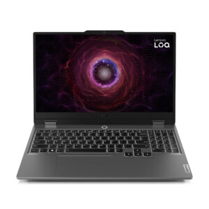 Lenovo LOQ 15ARP9 AMD Ryzen™ 5 7235HS Laptop 39.6 cm (15.6") Full HD 24 GB DDR5-SDRAM 1 TB SSD NVIDIA GeForce RTX 3050 Wi-Fi 6 (802.11ax) Windows 11 Home UK English Grey