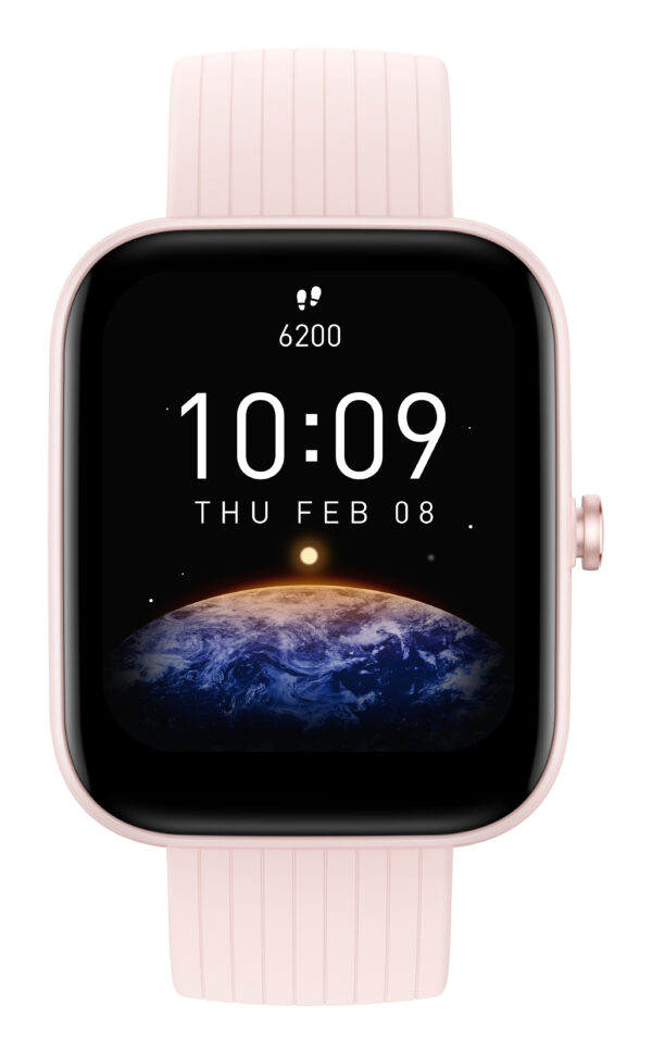 Amazfit Bip 3 Pro 4.29 cm (1.69") TFT 44 mm Digital 240 x 280 pixels Touchscreen Pink GPS (satellite)