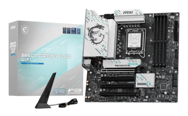dc47ba131540b1fafd22521d95fa1ed2a6840400-1.jpg MSI B860M GAMING PLUS WIFI motherboard Intel B860 LGA 1851 (Socket V1) micro ATX