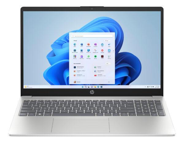 HP 15-fc0051na AMD Ryzen™ 7 5825U Laptop 39.6 cm (15.6") Full HD 16 GB DDR4-SDRAM 512 GB SSD Wi-Fi 6 (802.11ax) Windows 11 Home Silver