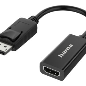 ef3a0fcf8ecf8b11309321f4dd0544d0daa6feff.jpg Hama Video Adapter, DisplayPort Plug - HDMI Socket, Ultra-HD 4K