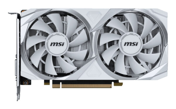 f05fd5768b3a2bf803d3222452f5522b084e6654.jpg MSI VENTUS RTX 3050 2X XS WHITE 8G OC NVIDIA GeForce RTX 3050 8 GB GDDR6