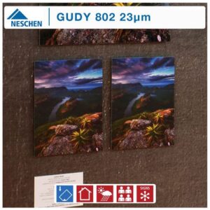 25551 Neschen gudy 802 transparent self-adhesive mounting film roll 24in 50m