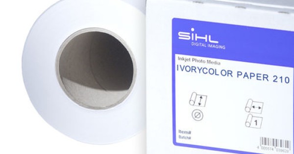 3294-24-30-3 SIHL Sihl printing-media product - IVORYCOLOR PAPER 210 MATT-24IN 30M