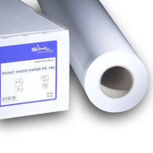 3372-40-91-3 SIHL Sihl printing-media product - ROCKET PHOTPAP PE 190 SATIN 40IN 91M