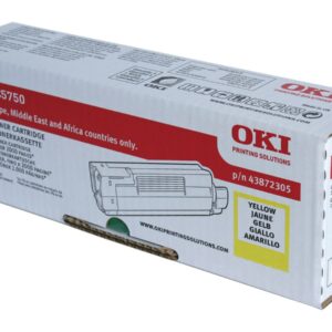 43872305 OKI C5650/5750 YELLOW TONER (2K)
