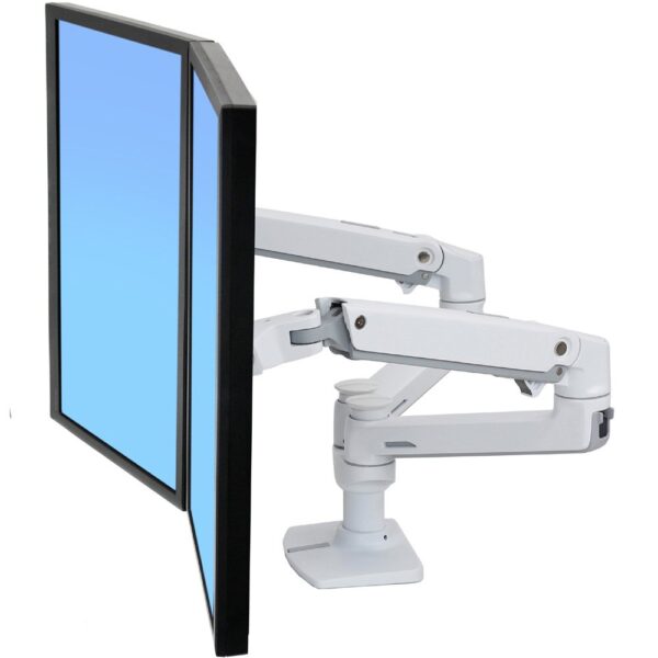 LX DUAL SIDE-BY-SIDE ARM - WHITE