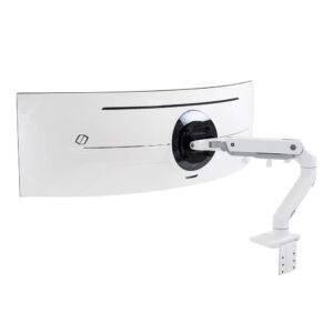 45-647-216 Ergotron HX Desk Monitor Arm with HD Pivot White