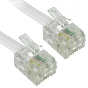 88BT-103 Cables Direct 3m RJ11-RJ11 ADSL Modem Cable White