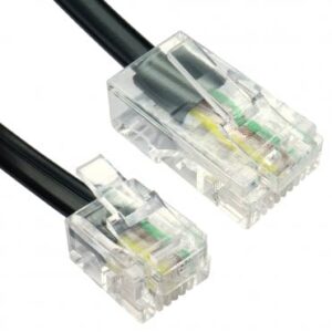 88BTRJ-003K 3MTR RJ45 - RJ11 BLACK CABLE
