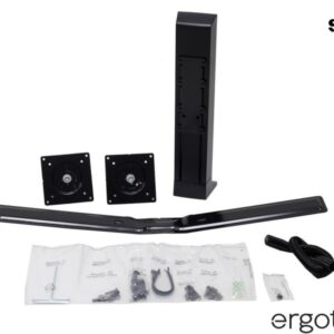 97-934-085 Ergotron WorkFit Dual Monitor Kit Black