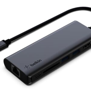 ^USB-C HUB 6-IN-1 MULTIPORT CHARGE