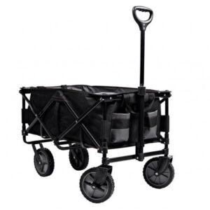BDCWBK01-XJ COLLAPSIBLE CART WAGON BLACK