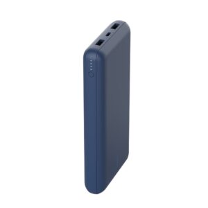 BPB012BTBL Belkin BoostCharge Power Bank 20K in blue with USB-A and USB-C ports