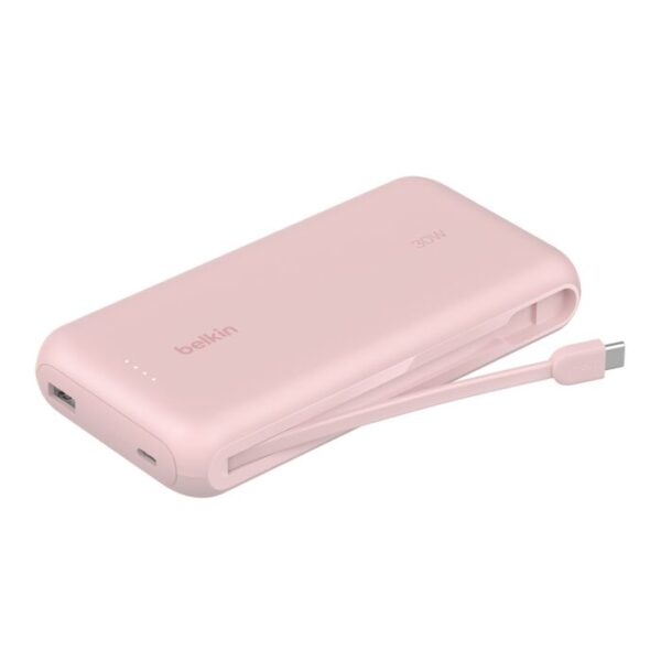 20K 30W W USB-C CABLE POWER BANK PNK