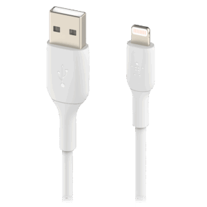 CAA001BT1MWH BOOSTCHRG LIGHTNING/USBA CAB 1M WHT