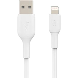 CAA001BT2MWH Belkin BoostCharge Lightning to USB-A Cable 2m White