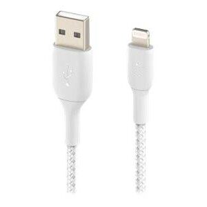 CAA002BT3MWH Belkin BoostCharge Pro Braided Lightning to USB-A Cable 3m White
