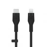 CAA009BT2MBK Belkin BoostCharge Flex Silicone USB-C to Lightning Cable 2m Black
