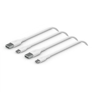 CAB003BT1MWH2PK USB-C TO USB-C PVC WHITE 1M X2
