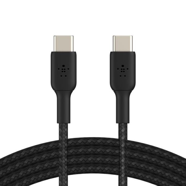 USB-CTOUSB-C CABLE BRAIDED 2M BLK