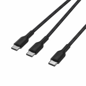 CAC004HQ1.5MBK Belkin BoostCharge Pro Braided USB-C Dual Cable 140W 1.5m Black