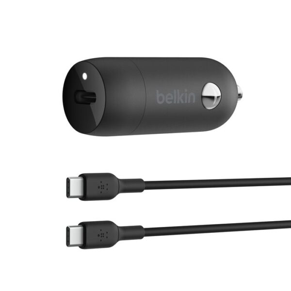 30W USB-C CARCHARGER W1M C-C CABLE