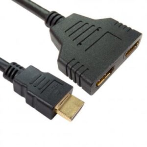 CDLHD-000A Cables Direct 35cm HDMI Male to 2x Female Splitter Adapter