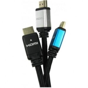 1M HDMI 2.1 BL BRAIDED CABLE/BL AL