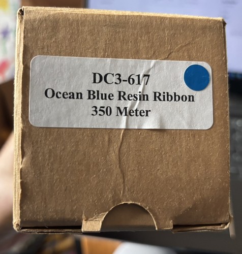 OCEAN BLUE RESIN RIBBON 350M