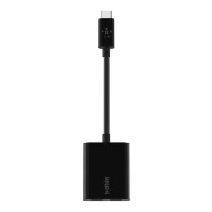 Belkin USB-C Audio and USB-C Charge Adapter - Black