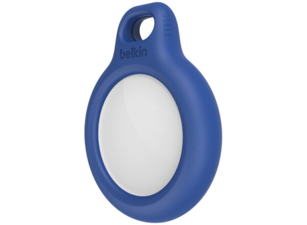 SECURE HOLDER WITH KEYRING - BLUE